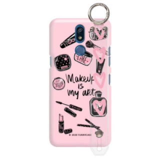 Etui Lg K40, Etui z Uchwytem Transparentny - FunnyCase
