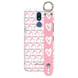 Etui Lg K40, Etui z Uchwytem Transparentny - FunnyCase