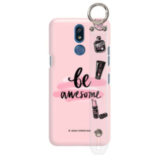 Etui Lg K40, Etui z Uchwytem Transparentny - FunnyCase