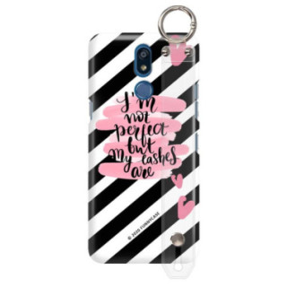Etui Lg K40, Etui z Uchwytem Transparentny - FunnyCase