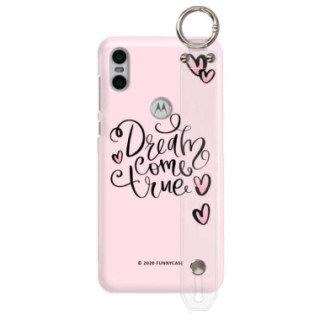 Etui Motorola MOTO ONE, Etui z Uchwytem Transparentny - FunnyCase