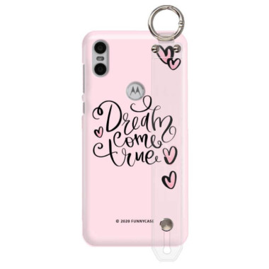 Etui Motorola MOTO ONE, Etui z Uchwytem Transparentny - FunnyCase