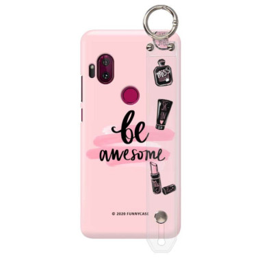 Etui Motorola ONE HYPER, Etui z Uchwytem Transparentny - FunnyCase