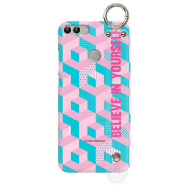 Etui Huawei P SMART, Etui z Uchwytem Transparentny - FunnyCase