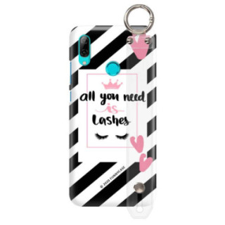 Etui Huawei P SMART Z / Y9 PRIME 2019, Etui z Uchwytem Transparentny - FunnyCase