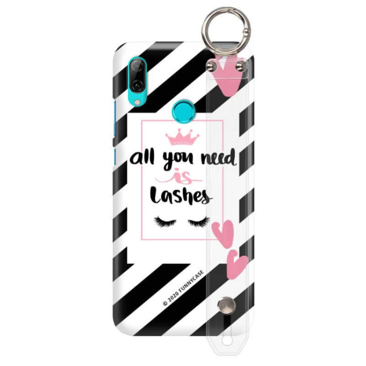 Etui Huawei P SMART Z / Y9 PRIME 2019, Etui z Uchwytem Transparentny - FunnyCase
