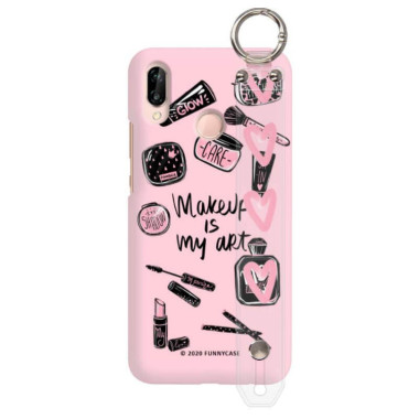 Etui Huawei P20 LITE, Etui z Uchwytem Transparentny - FunnyCase