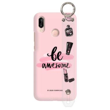 Etui Huawei P20 LITE, Etui z Uchwytem Transparentny - FunnyCase