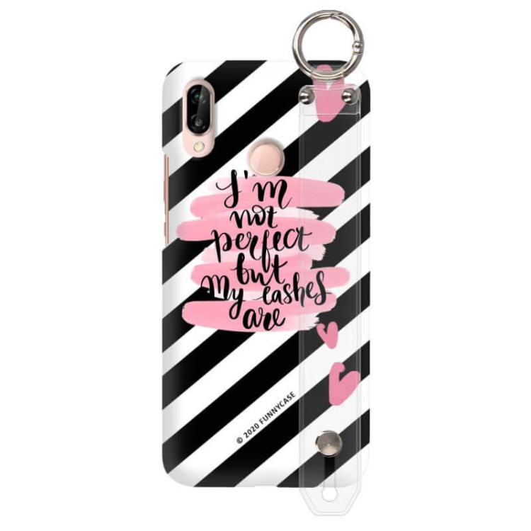 Etui Huawei P20 LITE, Etui z Uchwytem Transparentny - FunnyCase