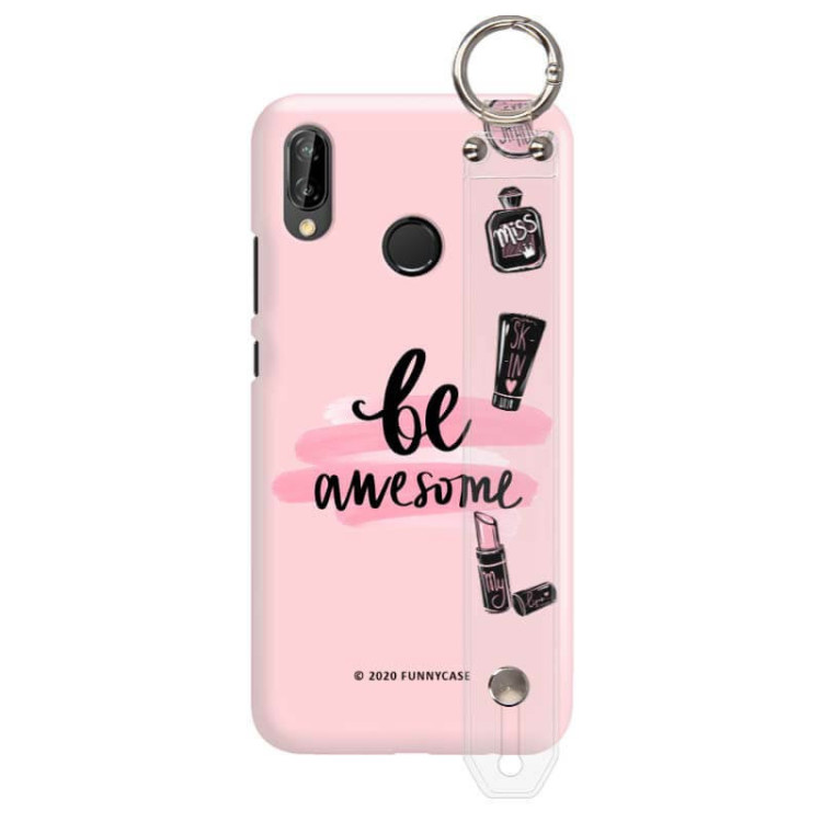 Etui Huawei P20 LITE 2019 / NOVA 5I, Etui z Uchwytem Transparentny - FunnyCase