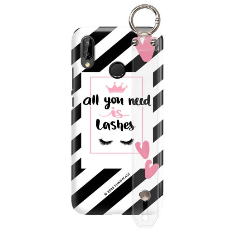 Etui Huawei P20 LITE 2019 / NOVA 5I, Etui z Uchwytem Transparentny - FunnyCase