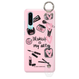 Etui Huawei P30, Etui z Uchwytem Transparentny - FunnyCase