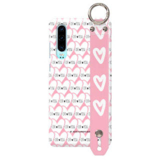 Etui Huawei P30, Etui z Uchwytem Transparentny - FunnyCase