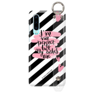 Etui Huawei P30, Etui z Uchwytem Transparentny - FunnyCase
