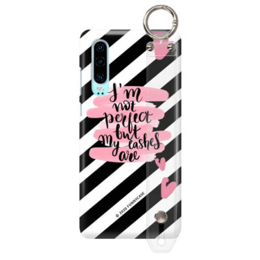 Etui Huawei P30, Etui z Uchwytem Transparentny - FunnyCase