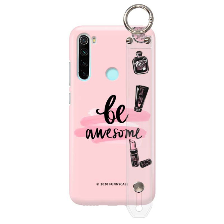 Etui Xiaomi REDMI NOTE 8, Etui z Uchwytem Transparentny - FunnyCase