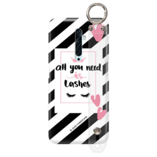 Etui Oppo RENO 2, Etui z Uchwytem Transparentny - FunnyCase