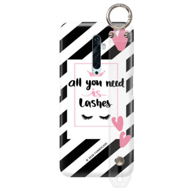 Etui Oppo RENO 2, Etui z Uchwytem Transparentny - FunnyCase