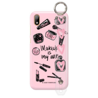Etui Huawei Y5 2019, Etui z Uchwytem Transparentny - FunnyCase