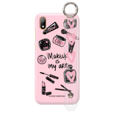 Etui Huawei Y5 2019, Etui z Uchwytem Transparentny - FunnyCase