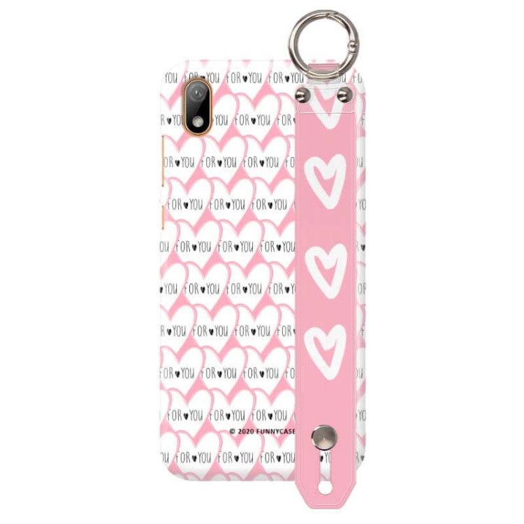 Etui Huawei Y5 2019, Etui z Uchwytem Transparentny - FunnyCase