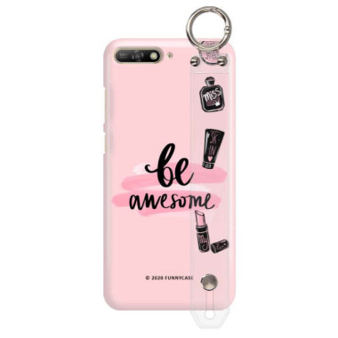 Etui Huawei Y6 2019, Etui z Uchwytem Transparentny - FunnyCase