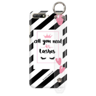 Etui Huawei Y6 2019, Etui z Uchwytem Transparentny - FunnyCase