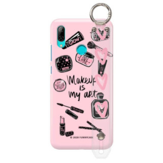 Etui Huawei Y7 2019, Etui z Uchwytem Transparentny - FunnyCase