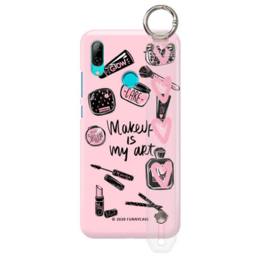 Etui Huawei Y7 2019, Etui z Uchwytem Transparentny - FunnyCase