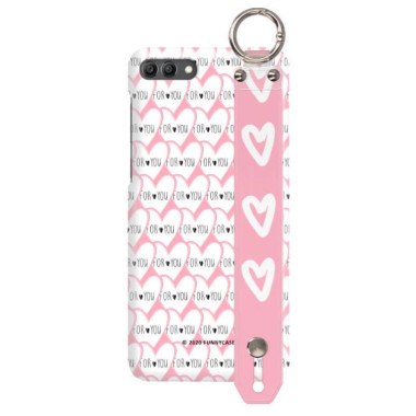 Etui Huawei Y9 2018, Etui z Uchwytem Transparentny - FunnyCase