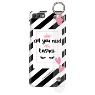 Etui Huawei Y9 2018, Etui z Uchwytem Transparentny - FunnyCase