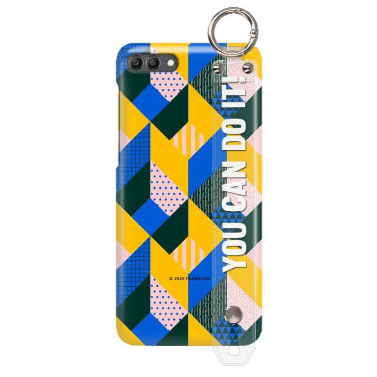 Etui Huawei Y9 2018, Etui z Uchwytem Transparentny - FunnyCase