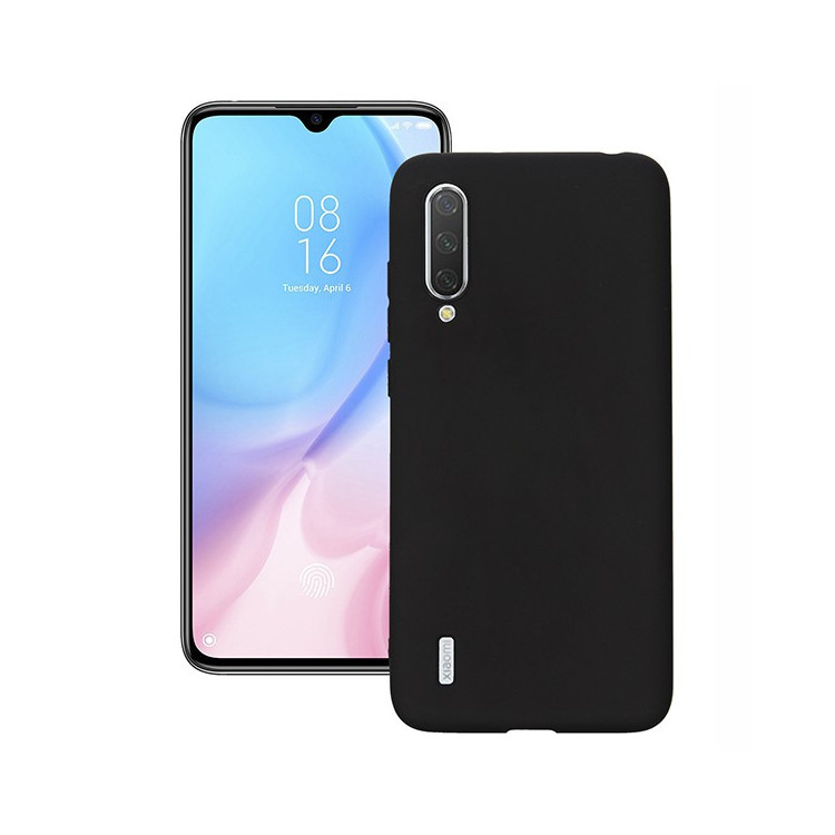 Etui Xiaomi MI A3 LITE, Etui Gumowe Czarny - FunnyCase