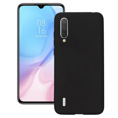 Etui Xiaomi MI A3 LITE, Etui Gumowe Czarny - FunnyCase