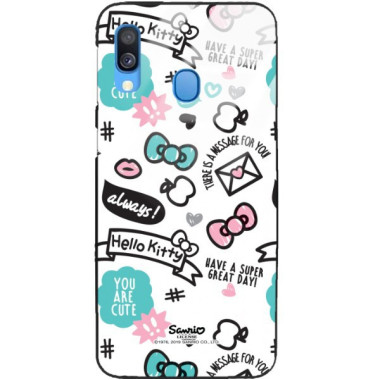 Etui Samsung GALAXY A40, ST_HELLO-KITTY297 Wzory - FunnyCase