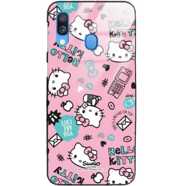 Etui Samsung GALAXY A40, ST_HELLO-KITTY298 Wzory - FunnyCase