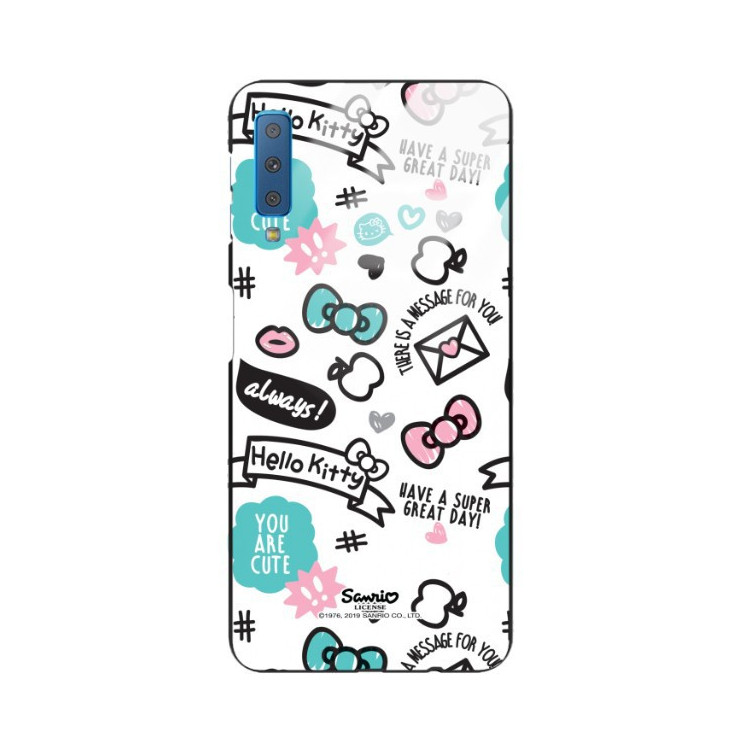 Etui Samsung GALAXY A7 2018, ST_HELLO-KITTY297 Wzory - FunnyCase