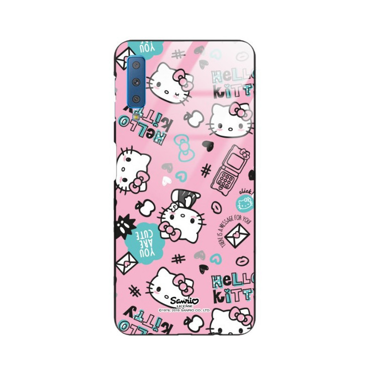 Etui Samsung GALAXY A7 2018, ST_HELLO-KITTY298 Wzory - FunnyCase