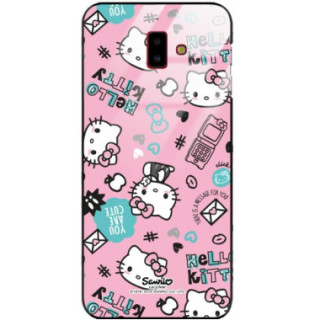 Etui Samsung GALAXY J6 PLUS 2018, ST_HELLO-KITTY298 Wzory - FunnyCase