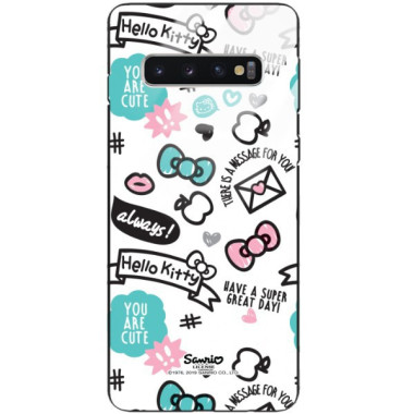 Etui Samsung GALAXY S10, ST_HELLO-KITTY297 Wzory - FunnyCase