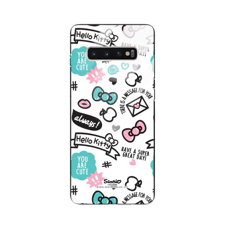 Etui Samsung GALAXY S10 PLUS, ST_HELLO-KITTY297 Wzory - FunnyCase