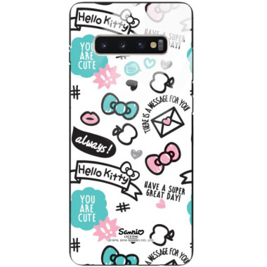 Etui Samsung GALAXY S10 PLUS, ST_HELLO-KITTY297 Wzory - FunnyCase