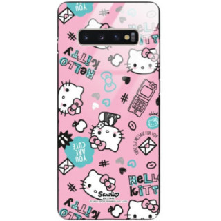 Etui Samsung GALAXY S10 PLUS, ST_HELLO-KITTY298 Wzory - FunnyCase