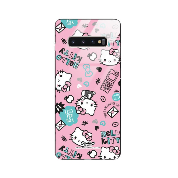 Etui Samsung GALAXY S10 PLUS, ST_HELLO-KITTY298 Wzory - FunnyCase