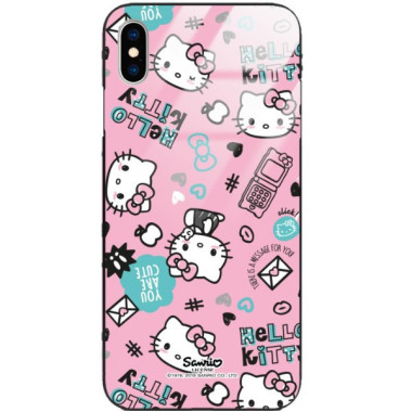 Etui Apple IPHONE X / XS, ST_HELLO-KITTY298 Wzory - FunnyCase