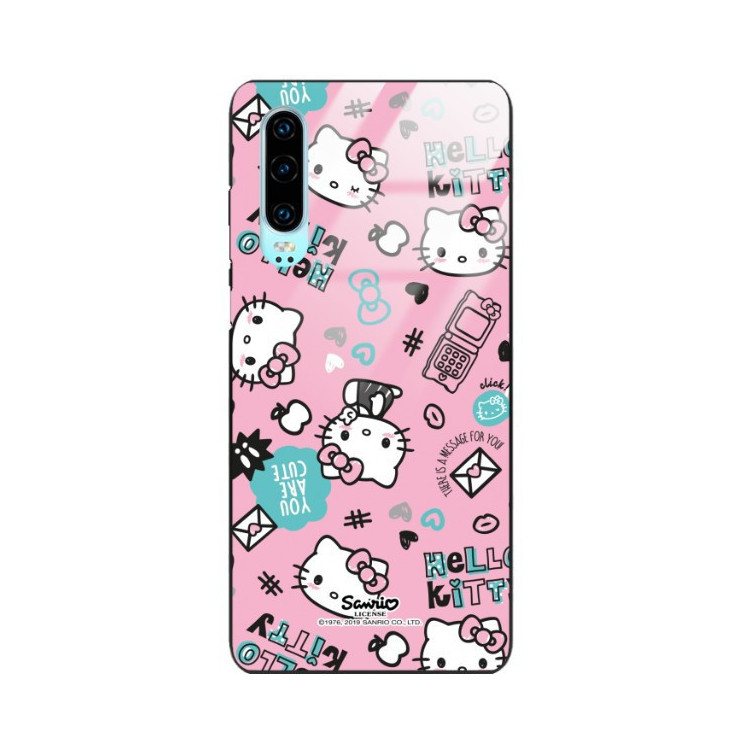 Etui Huawei P30, ST_HELLO-KITTY298 Wzory - FunnyCase