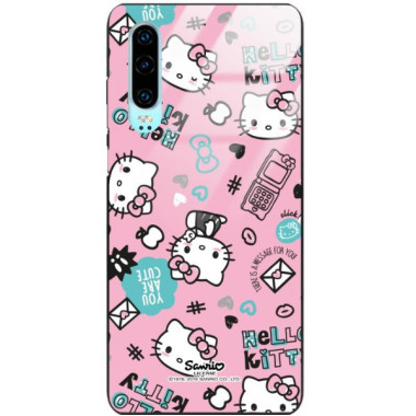 Etui Huawei P30, ST_HELLO-KITTY298 Wzory - FunnyCase