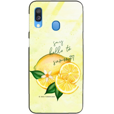 Etui Samsung GALAXY A40, ST_LEMON69 Wzory - FunnyCase