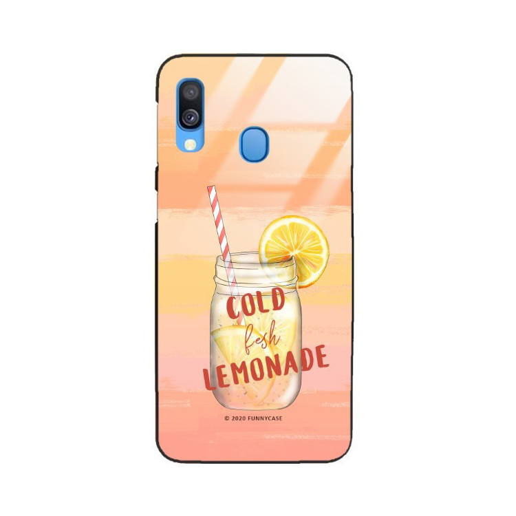 ETUI BLACK CASE GLASS NA TELEFON SAMSUNG GALAXY A40 ST_LEMON24