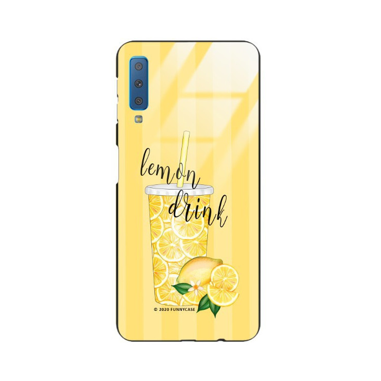 Etui Samsung GALAXY A7 2018, ST_LEMON2 Wzory - FunnyCase